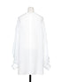 sheer volume sleeve blouse